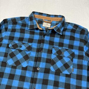 Legendary Whitetails Shirt Mens 2XL Tall Plaid Flannel Long Sleeve Work